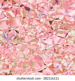 Abstract seamless mosaic crystal diamond colorful background