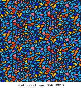 Abstract seamless mosaic pattern