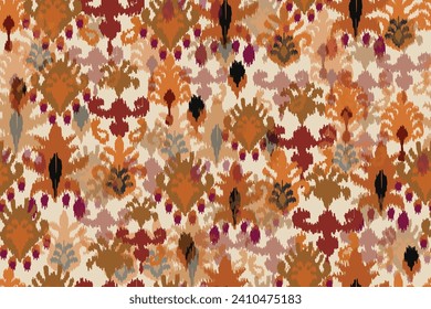 abstract seamless motif fabric patterns, abstract ikat, carpet, fabric, batik
