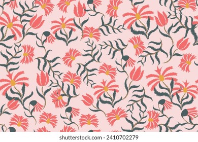 abstract seamless motif fabric patterns, abstract ikat, carpet, fabric, batik