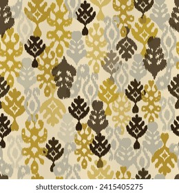abstrakte nahtlose Motiv-Stoffmuster, abstrakte Katze, Teppich, Stoff, Batik
