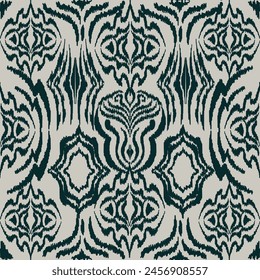 abstract seamless motif fabric patterns, abstract ikat, carpet, fabric, batik
