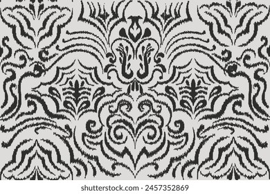 abstract seamless motif fabric patterns, abstract ikat, carpet, fabric, batik
