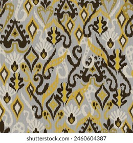 abstract seamless motif fabric patterns, abstract ikat, carpet, fabric, batik
