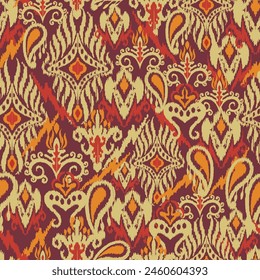 abstract seamless motif fabric patterns, abstract ikat, carpet, fabric, batik
