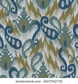 abstract seamless motif fabric patterns, abstract ikat, carpet, fabric, batik
