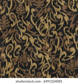 patrones de tela con motivos sin costuras abstractos, ikat abstracto, alfombra, tela, batik
