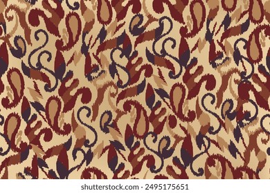 patrones de tela con motivos sin costuras abstractos, ikat abstracto, alfombra, tela, batik	
