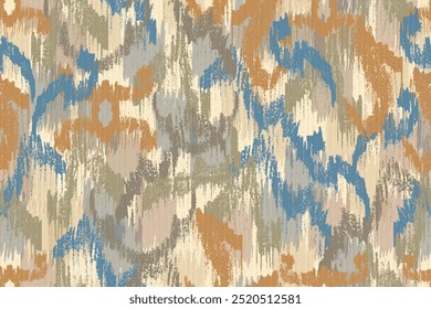 abstract seamless motif fabric patterns, abstract ikat, carpet, fabric, batik
