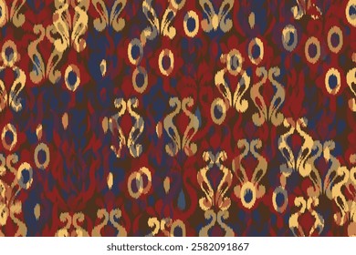 abstract seamless motif fabric patterns, abstract ikat, carpet, fabric, batik
