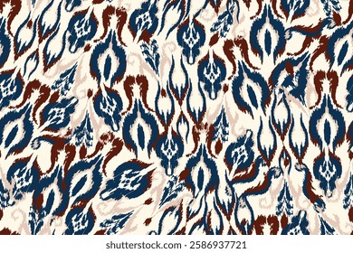 abstract seamless motif fabric patterns, abstract ikat, carpet, fabric, batik
