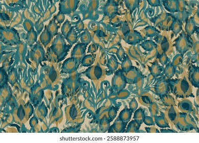 abstract seamless motif fabric patterns, abstract ikat, carpet, fabric, batik	