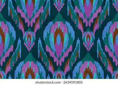 abstract seamless motif fabric patterns, abstract ikat, carpet, fabric, batik
