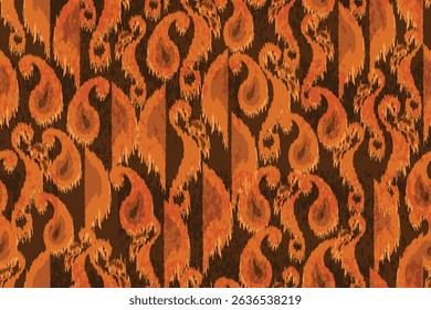 abstract seamless motif fabric patterns, abstract ikat, carpet, fabric, batik	