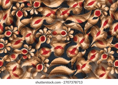 padrões de tecido de motivo sem costura abstratos, ikat abstrato, tapete, tecido, batik	
