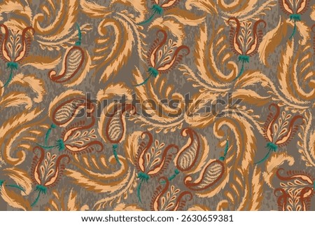 abstract seamless motif fabric patterns, abstract ikat, carpet, fabric, batik	