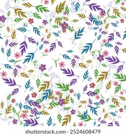 Abstractas patrón floral multicolor sin fisuras para Fondos de pantalla, mosaico, tela y fondo. Patrón abstracto sin fisuras y fondo. Diseño ornamental. Adornos de mosaico de colores. Vector gráfico.