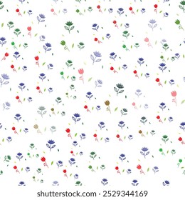 Abstract seamless multicolor floral pattern for wallpapers, mosaic, fabric and background. Seamless abstract pattern and Background. Ornamental design. Colored mosaic ornaments. Vector graphic.