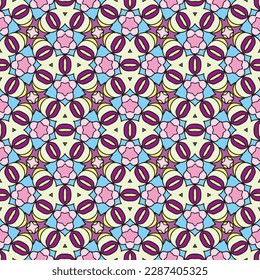Abstract seamless multicolored mottled pattern