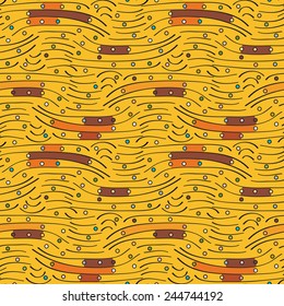 Abstract seamless multicolored painted by pattern for your design
