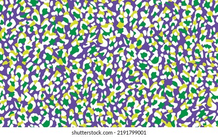 Resumen Seamless Multicolored Vector Leopard Spots Seamless Pattern Trendy Fashion Colours New Season Allover Fabric Diseño Moderno De Pequeños Puntos Electric Purple Neon Lime Green Tones