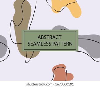Abstract seamless natural colors pattern,