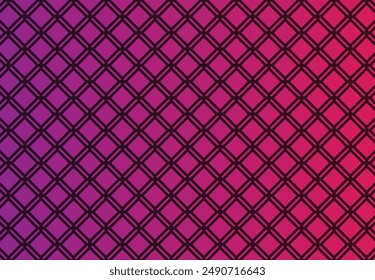 Abstract seamless Neon Square Grid Pattern Background design - vector design