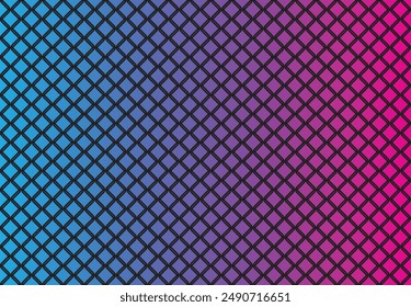 Diseño de fondo Abstractas sin costuras Neon Square Grid Pattern - diseño de Vector