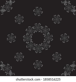 Abstract seamless openwork pattern. Vintage texture. Vector illustration