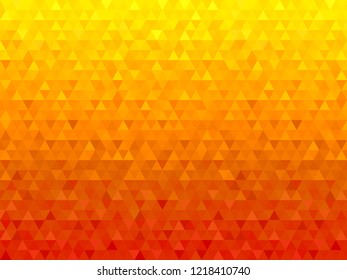 Abstrakter, nahtloser orangefarbener Hintergrund aus orangefarbenen Dreiecken