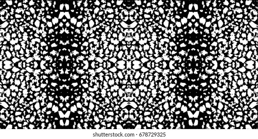 Abstract seamless Oriental pattern. The fabric was dyed with India ink. Indonesian batik. Ethnic motif. Marble watercolor painting. The effect of multi-colored foil.