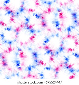 Abstract seamless Oriental pattern. The fabric was dyed with India ink. Indonesian batik. Ethnic motif. Marble watercolor painting. The effect of multi-colored foil.