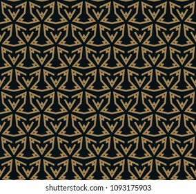 abstract seamless ornament lines pattern vector illustration