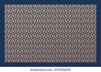 Abstract Seamless Ornament Pattern Design.