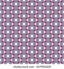 Abstract seamless ornament pattern. Vector illustration.