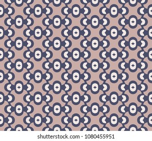 Abstract seamless ornament pattern. Vector illustration.