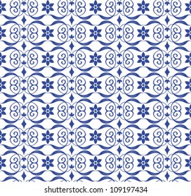 abstract seamless ornament pattern vector illustration