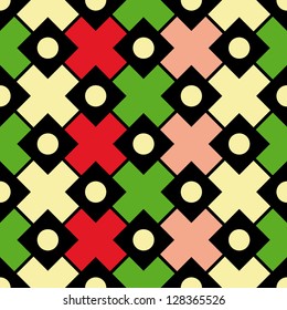abstract seamless ornament pattern vector illustration