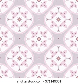 Abstract seamless ornament pattern vector illustration.