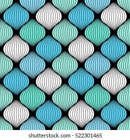 Abstract seamless ornament pattern vector illustration