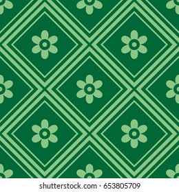 Abstract seamless ornament pattern. Vector illustration.
