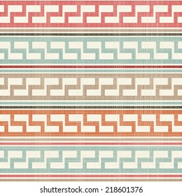 abstract seamless ornament in texture and retro colors 