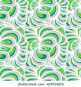 Abstract seamless ornamental background. Vector illustration.