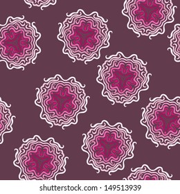 Abstract seamless ornamental pattern