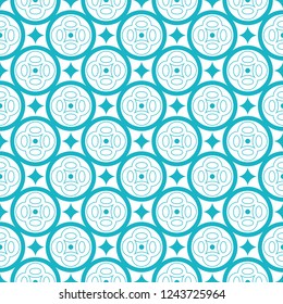 abstract seamless ornamental pattern vector illustration