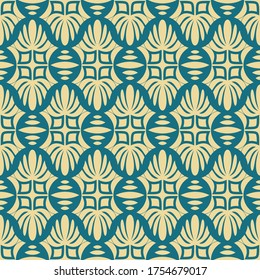 Abstract seamless ornamental pattern. Vector illustration background.