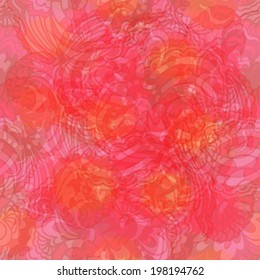 Abstract seamless ornamental vector background.