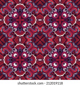 Abstract seamless ornamental vector background