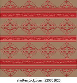 Abstract seamless ornamental vector design.