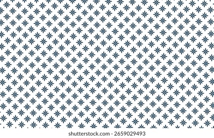 Abstract seamless ornamental vector patterns. White and Blue geometric oriental backgrounds.